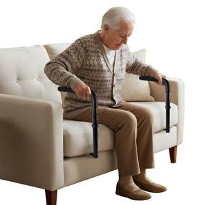 lot 19477 image: NIMOOD L1 Stand Assist Rail for Couch, Chair Stand Assist Aid for Elderly, Elderly Assistance Products, Disabled, Senior Mobility Aids Adjustable Safety Grab Bar for Sit, Stand, Couch Cane