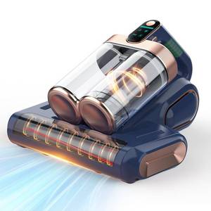 lot 19485 image: Bed Mattress Vacuum Cleaner Cordless 16Kpa Handheld Vacuum, Vacuum Cleaner with 253.7nm UV-C Light,HEPA Filter and Ultrasonic, Portable Vacuums for Sofa Couch Crib Birthday Gifts for women bluegold