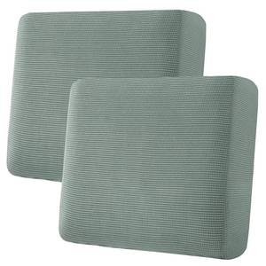 lot 20011 image: H.VERSAILTEX Super Stretch Individual Seat Cushion Covers Sofa Covers Couch Sets Slipcover Thick Jacquard Textured Twill Fabric (2 Piece Large Sofa Cushion Covers, Sage)