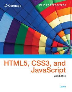 lot 20053 image: New Perspectives on HTML5, CSS3, and JavaScript