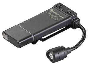 lot 20071 image: Streamlight 61125 ClipMate 70-Lumen 500-Candela Rechargeable Hands-Free Clip-On Light with White and Red LEDs, Black
