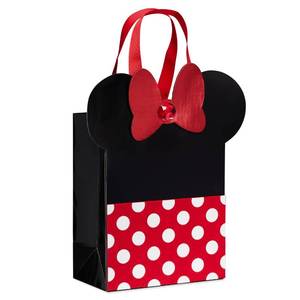 lot 20442 image: Papyrus 9 Medium Disney Gift Bag (Minnie Mouse Ears) for Birthdays, Weddings, Anniversaries and All Occasions (1 Bag)in
