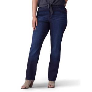 lot 20467 image: Lee Womenfts Plus Size Relaxed Fit Straight Leg Jean, Niagara, 30 Plus Long
