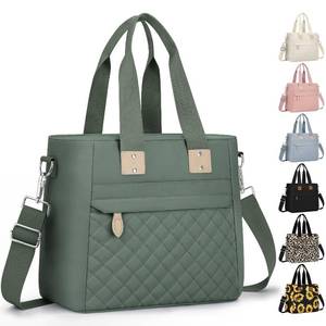 lot 20478 image: Capolo Insulated Lunch Box for School - Large Thermal Lunch Bag Women with Removable Shoulder Strap, Reusable Lunch Cooler Tote Bags Purse for Adults Work, Picnic, Hiking, Beach, Travel, MediumGreen