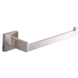 lot 20493 image: LANC Bathroom Hand Towel Holder Brushed Nickel Hand Towel Bar 10 Inche Right Side Square Towel Ring for Kitchen Bathroom Wall Mount Stainless Steel Modern Towel Racks Hanger, A8806BN