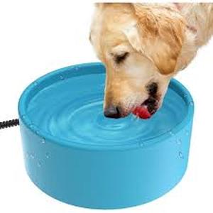 lot 4410 image: Electric Pet Heated Water Bowl