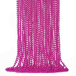 lot 11128 image: 144pc Rose Red Party Bead Necklaces