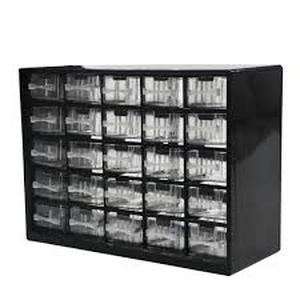 lot 12223 image: 25-Compartment Small Parts Storage Organizer
