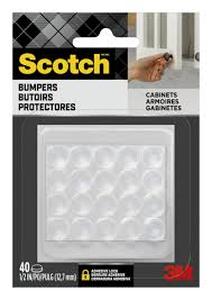 lot 12235 image: Scotch Clear Cabinet Door Bumpers