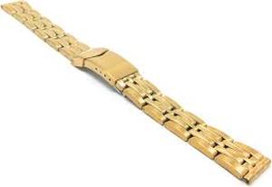 lot 12236 image: Gold Tone Stainless Steel Watch Band