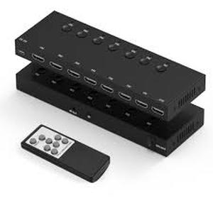 lot 12302 image: 7 Port HDMI Switcher with Remote Control