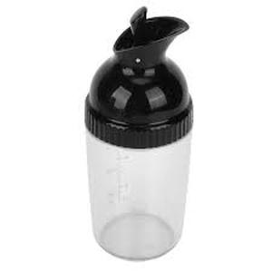 lot 12344 image: Glass Salad Dressing Bottle 6 OZ