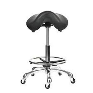 lot 19466 image: Garage Stool Chair With Wheels