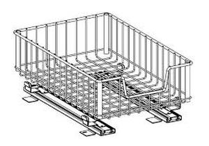 lot 19470 image: Rolling Cabinet Rack Assembly Instructions and Hardware
