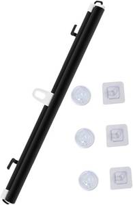 lot 131255 image: Car Windshield Sunshade Retractable Front Window Visor with 3 Suction Cups and Hooks, Black 45x125cm Vehicle Sun Shade for UV Protection and Heat Insulation, Automotive Interior