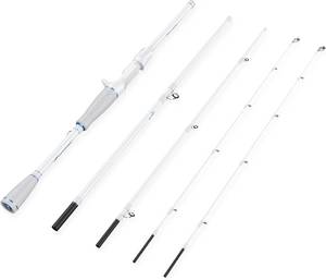 lot 231363 image: KastKing Centron Lite Travel Fishing Rods, Portable 45 Piece Spinning & Casting Rods, Extra Twin-Tip, IM6 Graphite Blanks, Stainless Steel Guides WCeramic Rings, Split or Full Rear EVA Handle