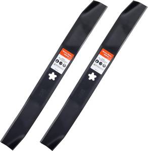 lot 231382 image: 134149 Mulching Blades for Craftsman 42 inch Mower Blade LT2000 LT1000 YS4500 Replace 422719 532134149 Husqvarna Poulan Pro 42 Deck Riding Lawn Mower 5 Point Star (2 Pack)