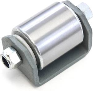 lot 231387 image: Weld on Heavy Duty Steel 2 Inches Roller Heavy Duty Steel Mini Wheel with Grease Fitting RV Trailers Caster