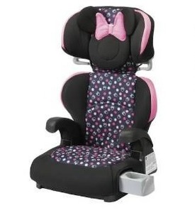 lot 431236 image: Disney Baby Pronto Belt-Positioning Booster Car Seat, Modern Minnie