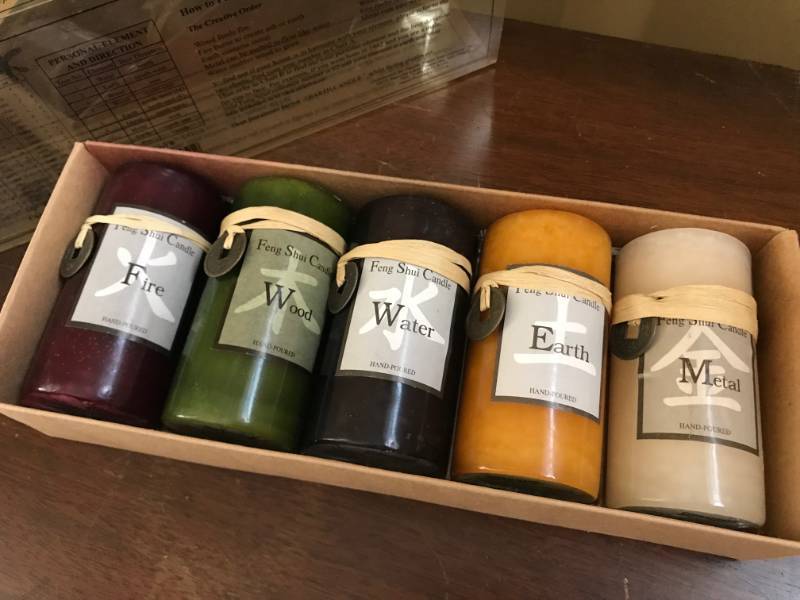 lot 2402 image: Feng Shui Earth Candles-unused