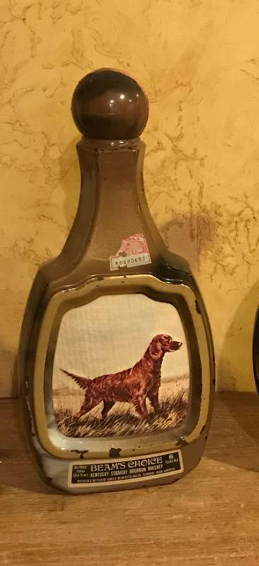 lot 2517 image: Beams Choice Decanters--Lockhark Decanter Irish Setter