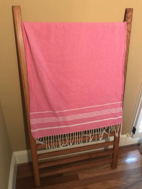 lot 2603 image: Pink Scarfthrow