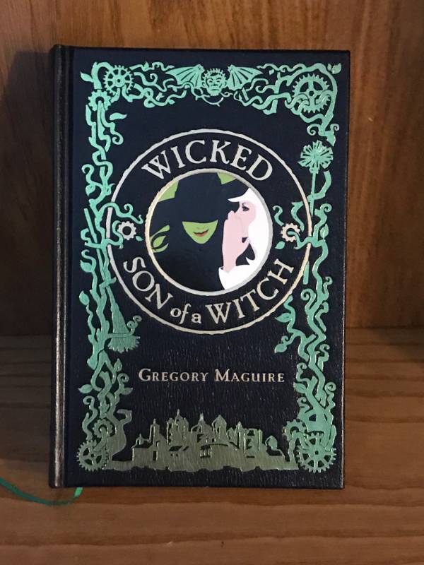 lot 2607 image: Bonded Leather copy of Wicked & Son of a Witch by Gregory Maguire