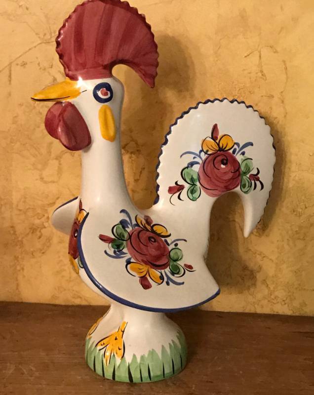 lot 2633 image: Portugal Painted Rooster