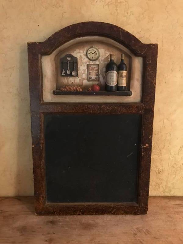 lot 2757 image: Wine themed Chalk board