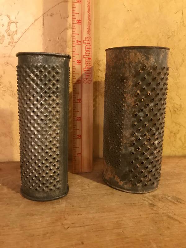 lot 2764 image: Rustic Vintage graters
