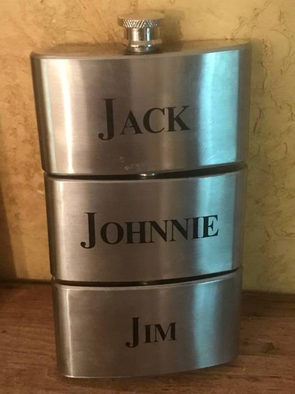 lot 2791 image: Jack Johnnie and Jim Flask