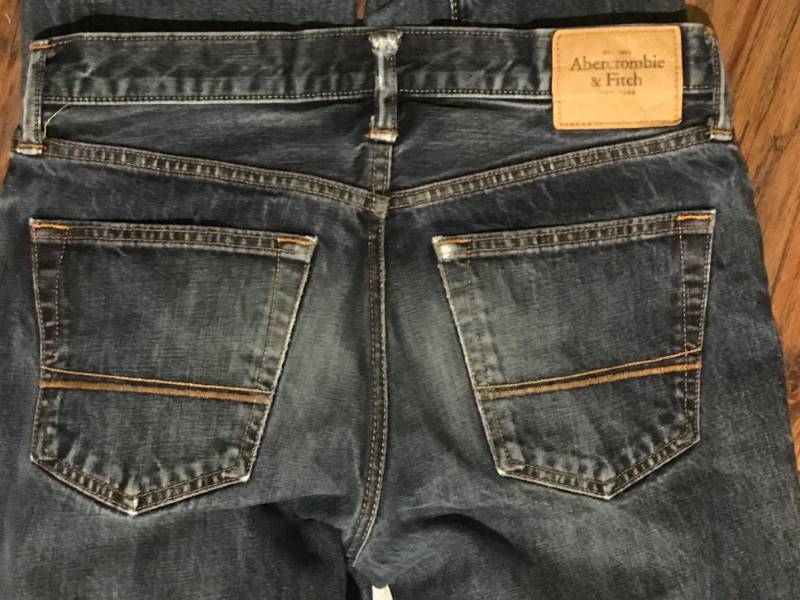 lot 2824 image: Abercrombie and Fitch Means Jeans-W31 L32