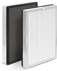lot 4003 image: Y1000 Filter Replacment Y1000filter Compatible with Lifu-bide Large Room Air Purifier Filter Y1000filter with H13 True HEPA and Activated Carbon Filter Y1000, 1 Set of 2-Pack