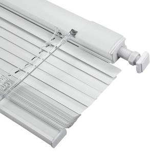 lot 4014 image: No Drill Aluminum Venetian Blinds for Windows, 1 Mini Indoor Window Blinds, Custom Width