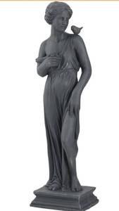 lot 4062 image: Garden Statue Greek Goddess Statue for Altar Nymph Sculpture Mythology Roman Style Outdoor Clearance Patio Yard Lawn Porch Decor Art MGO
