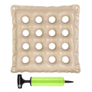 lot 4142 image: Inflatable Seat Cushions for Pressure Relief, Wheelchair Air Cushion for Bed Sore, Comfortable Waffle Pads, Cream 17x17inch