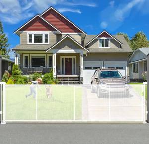 lot 4077 image: mesh Partition 34x120 white