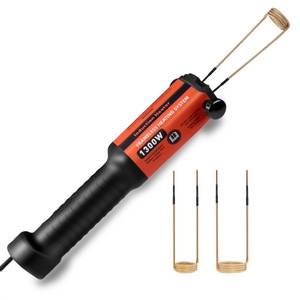 lot 4174 image: Induction Heater Bolt Removal, 1300W 110V Magnetic Induction Heater Kit with 3 Coils, Handheld Induction Heater Tool with 25S Fast Heating, Professional Heat Induction Tool for Rusty Screw Removing