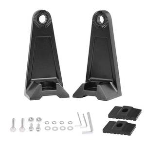 lot 4188 image: Side Brackets, AKD Part Light Bar Mounting Brackets Kit Universal Side Mount Offroad Truck LED Bar Mounts 2 Pack