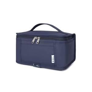 lot 4247 image: NOL Mini Insulated Lunch Bag for Women Men Kids  Small Leakproof Reusable Lunch Tote  Fits 6 Cans 330ml  Thermal Cooler for Work School Picnic Camping, Navy blue