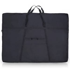 lot 4252 image: JJRING Extra Large Dacron Waterproof Light Weight Art Portfolio Tote Bag, 37 x 49 for 36 x 48 Black Carrying Storage Case For Poster, Sketching, and Drawing