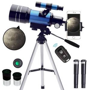 lot 4268 image: ToyerBee Telescope for Adults & Kids, 70mm Aperture (15X-150X) Portable Refractor Telescopes for Astronomy Beginners, 300mm Professional Travel Telescope with A Smartphone Adapter& Wireless Remote