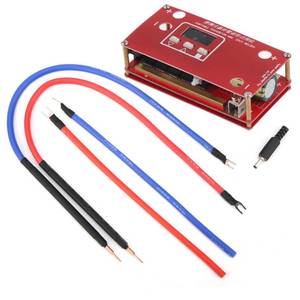 lot 4291 image: Joyzan Spot Welder, Portable Transistor Mini Control Board Welding Tools Machine Power Supply LCD Screen Strip Pen Lithium Handheld Capacitor Display DIY Pack Adjustable 12V Car Battery Soldering