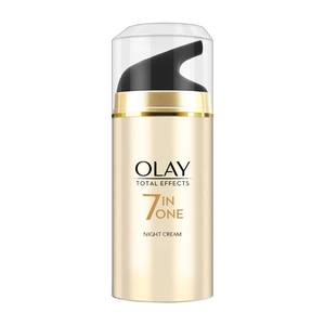 lot 4336 image: Olay Total Effects Night Firming Facial Moisturizer Treatment 1.7 Fl Oz, Packaging May Vary