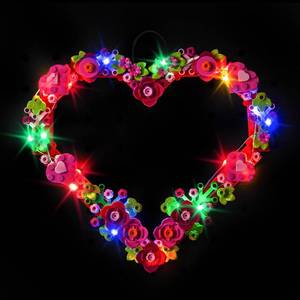 lot 4399 image: Hilighting Upgraded Led Light Kit Compatible with Lego Heart Ornament Building Set, Lights Decoration Compatible with Lego 40638, Great Gift for Valentines Day (Model Not Included)