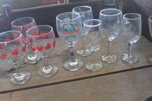 lot 3932 image: Misc. Wine Glasses