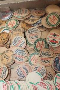 Vintage Milk Bottle Caps