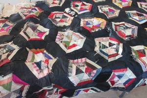 lot 3985 image: Antique Crazy Quilt 60 x64