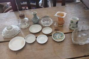 lot 3992 image: Misc. Vtg. Candle Holder and More