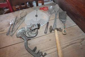 lot 3995 image: Vintage Cherry Pitter and More